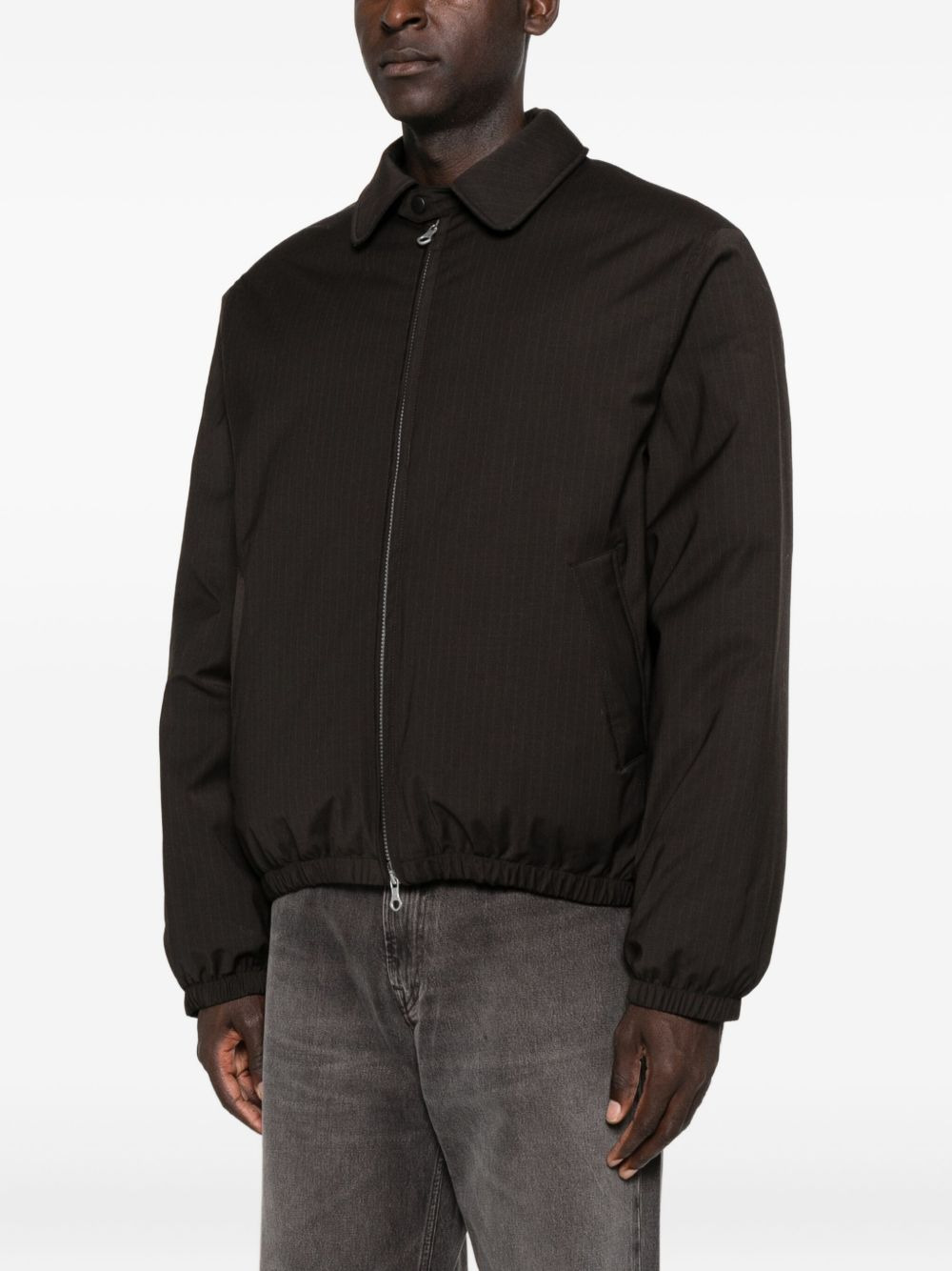 Churchill pinstriped puffer jacket - 3