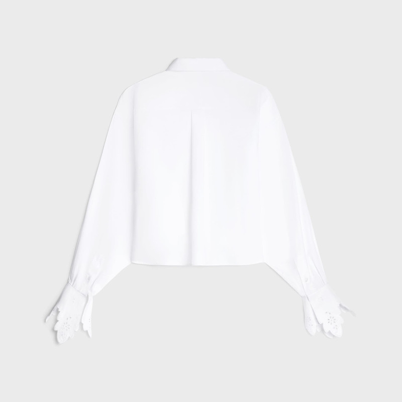 CELINE cropped shirt IN cotton poplin outlook