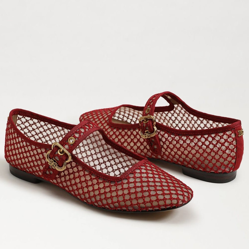 Michaela Mesh Mary Jane Flat 7