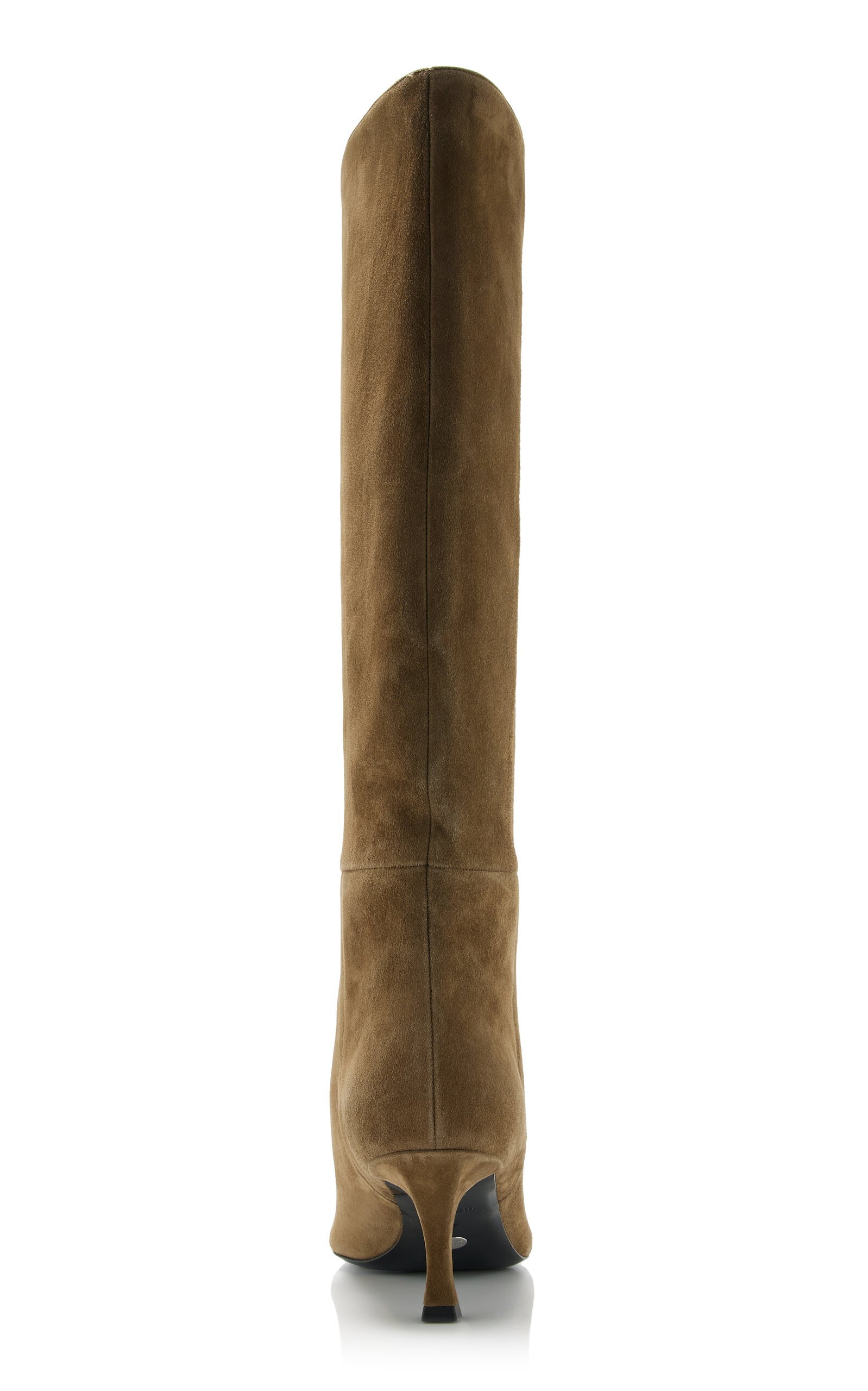 Trap Suede Knee Boots green - 4