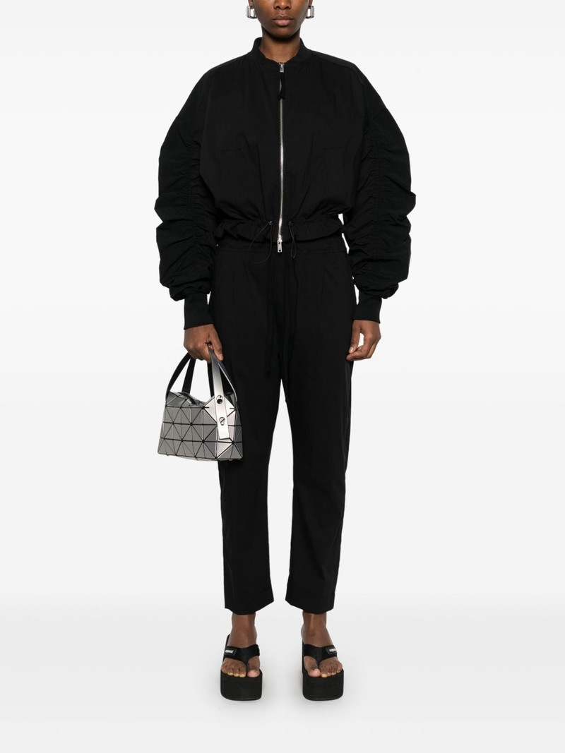 thom/krom ruched bomber jacket outlook
