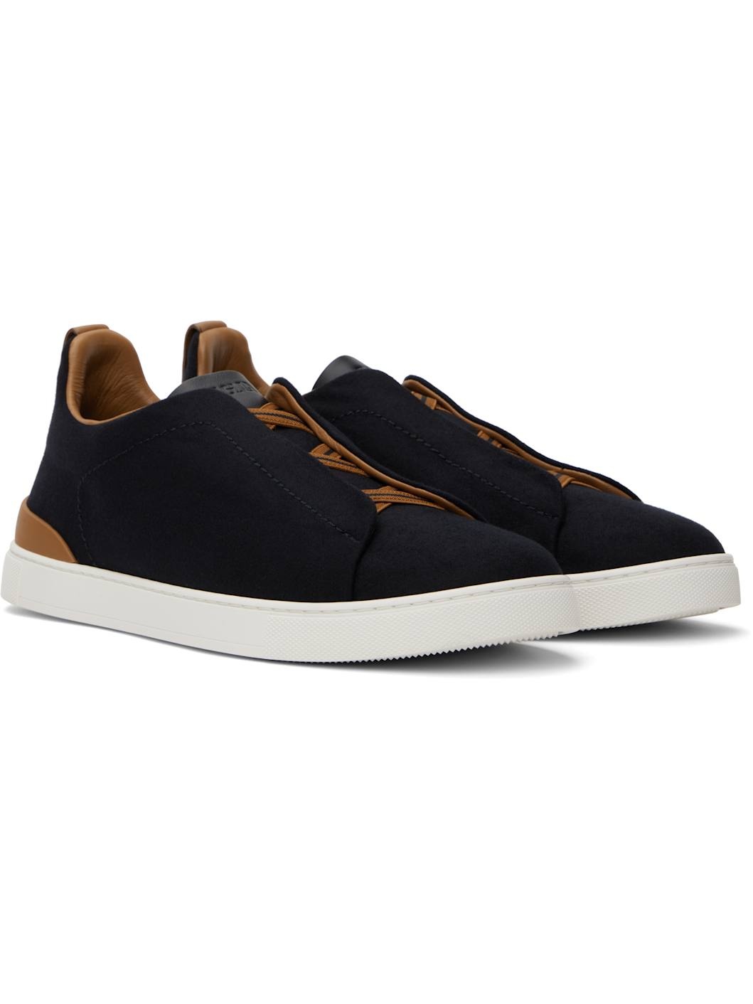 Black #UseTheExisting Wool Triple Stitch Sneakers - 4
