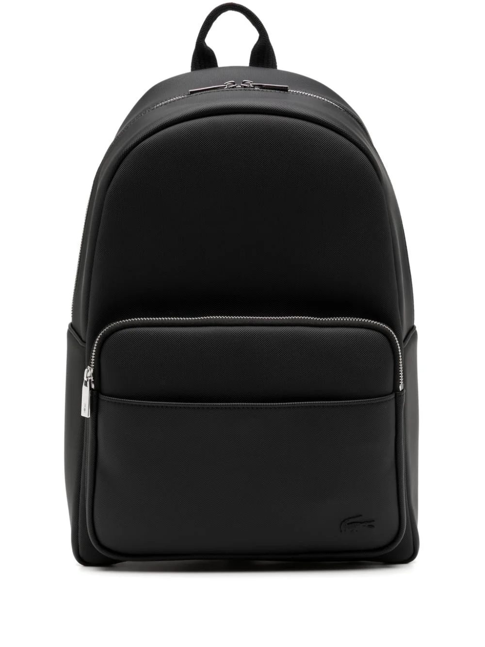 logo-embossed piqué backpack - 1