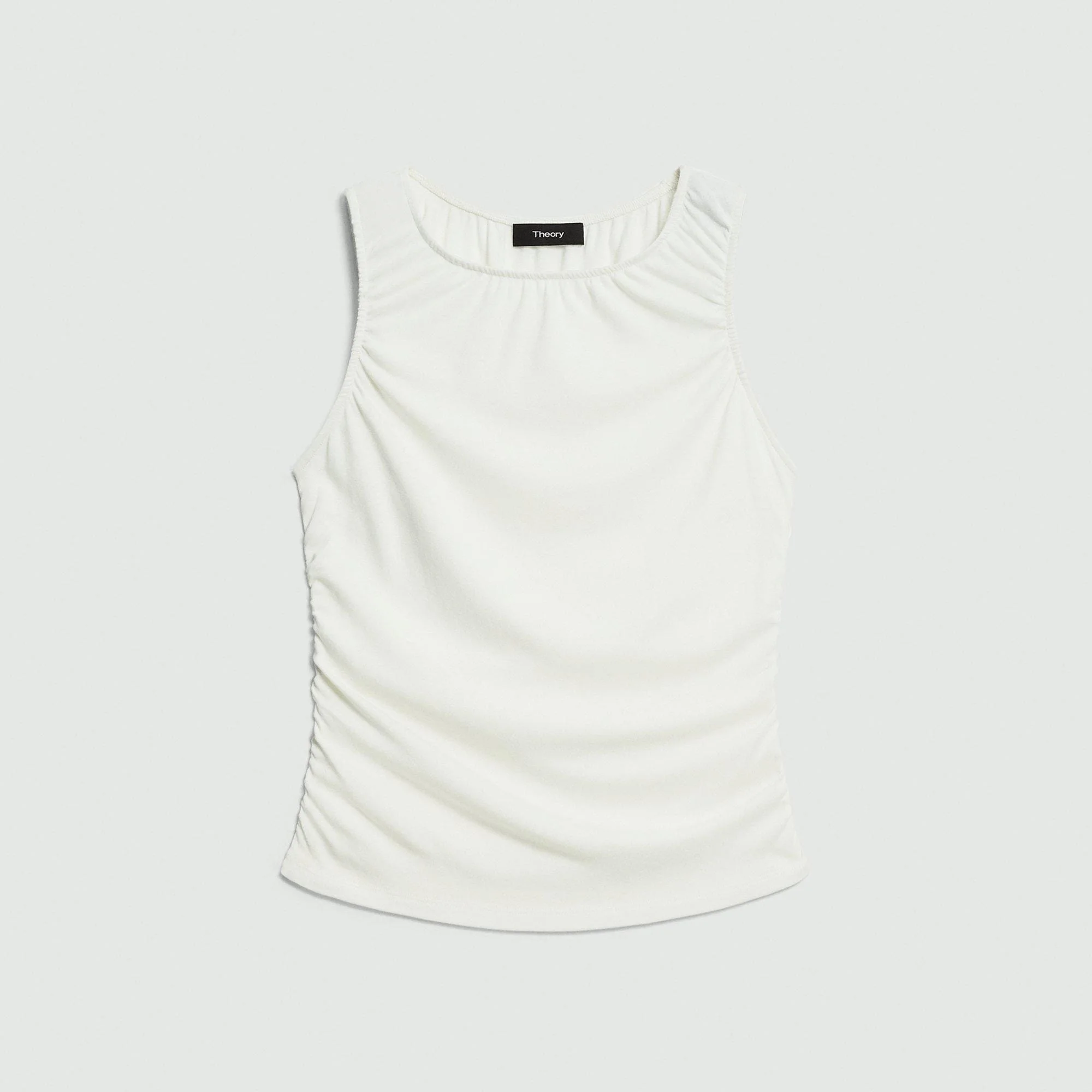 Shirred Top in Soft Rib - 1