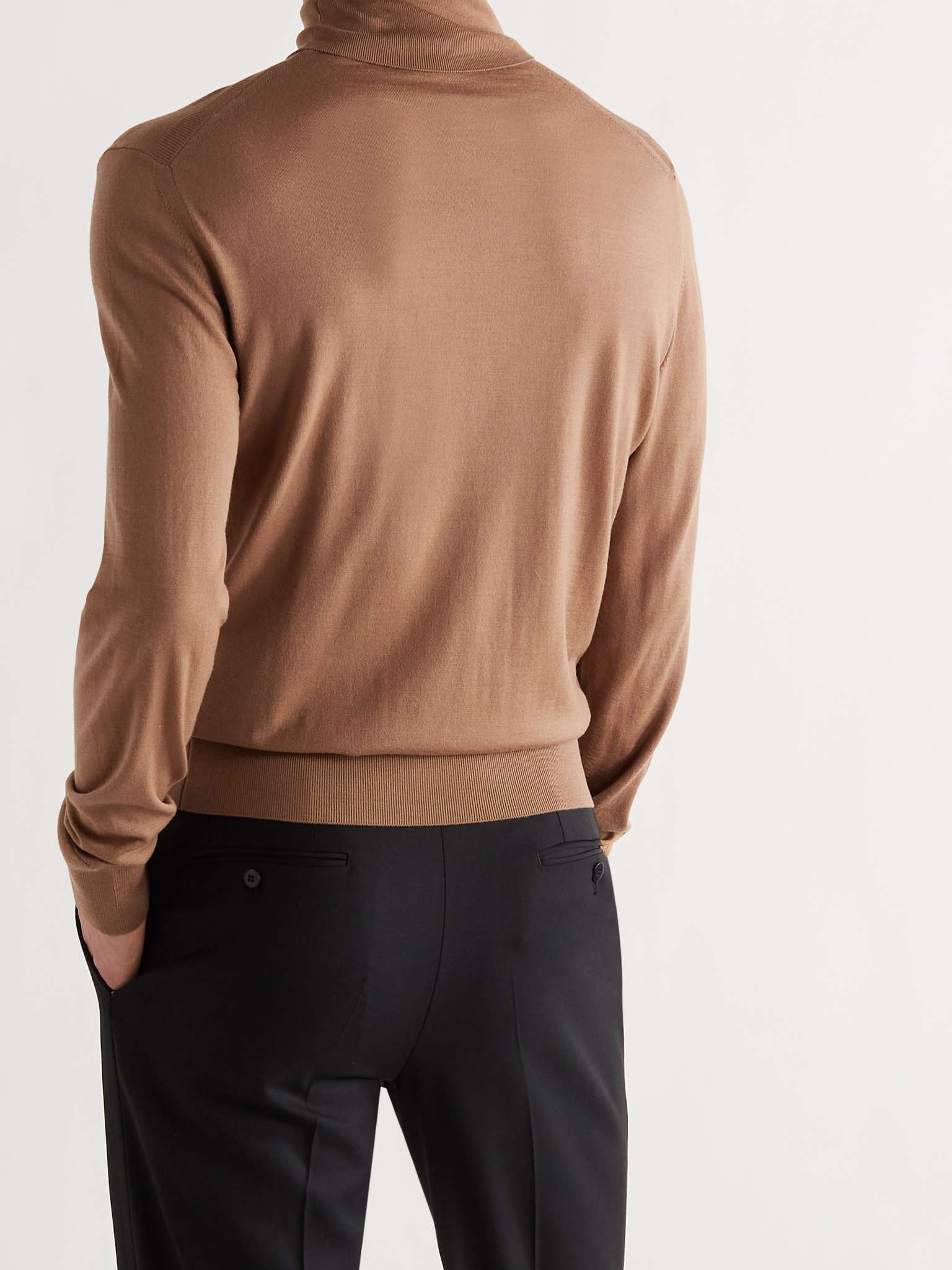 Slim-Fit Wool Rollneck Sweater - 4