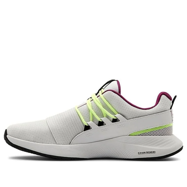 (WMNS) Under Armour Charged Breathe Lace Sports Shoes White 3022584-107 - 1