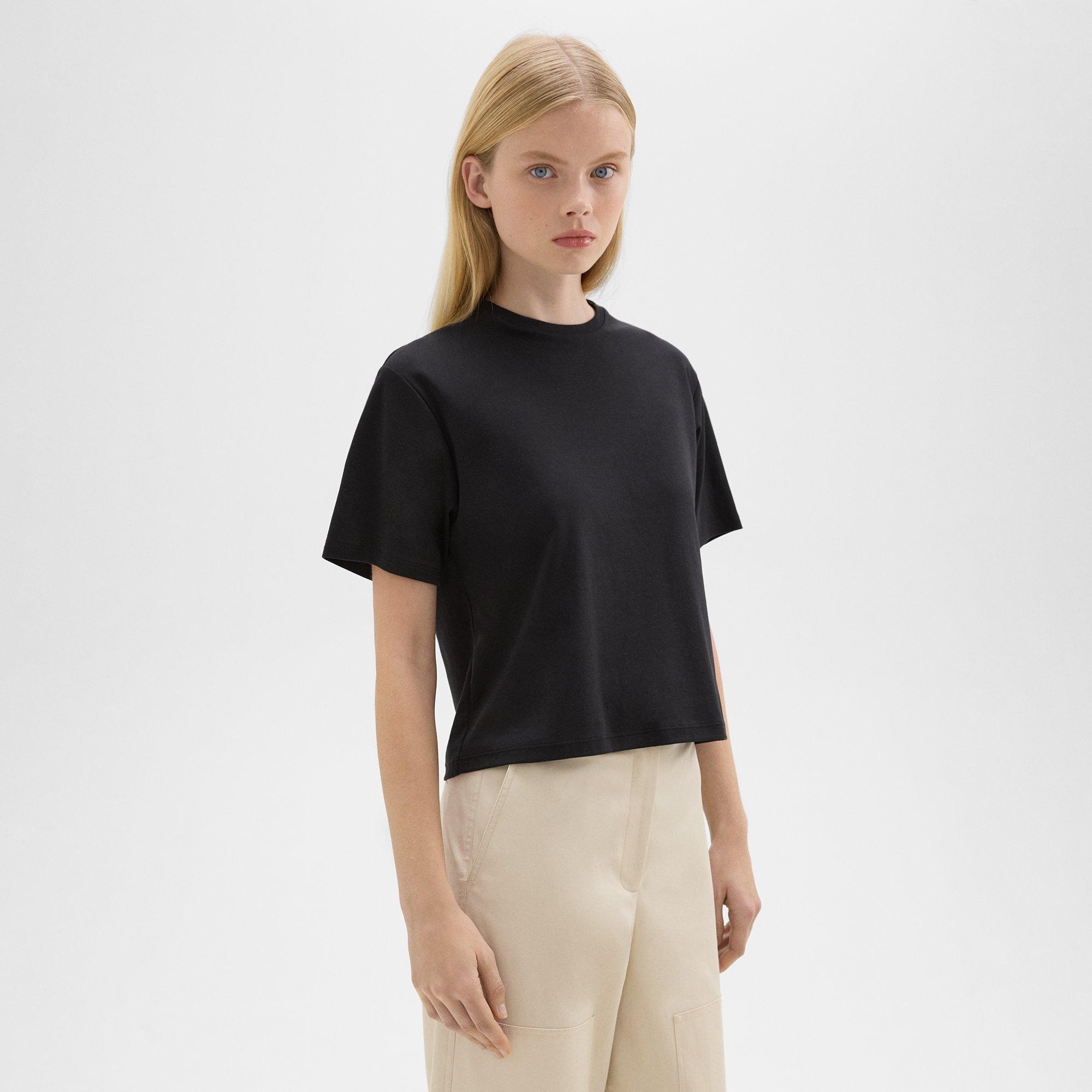 Boxy Tee in Cotton Jersey - 3