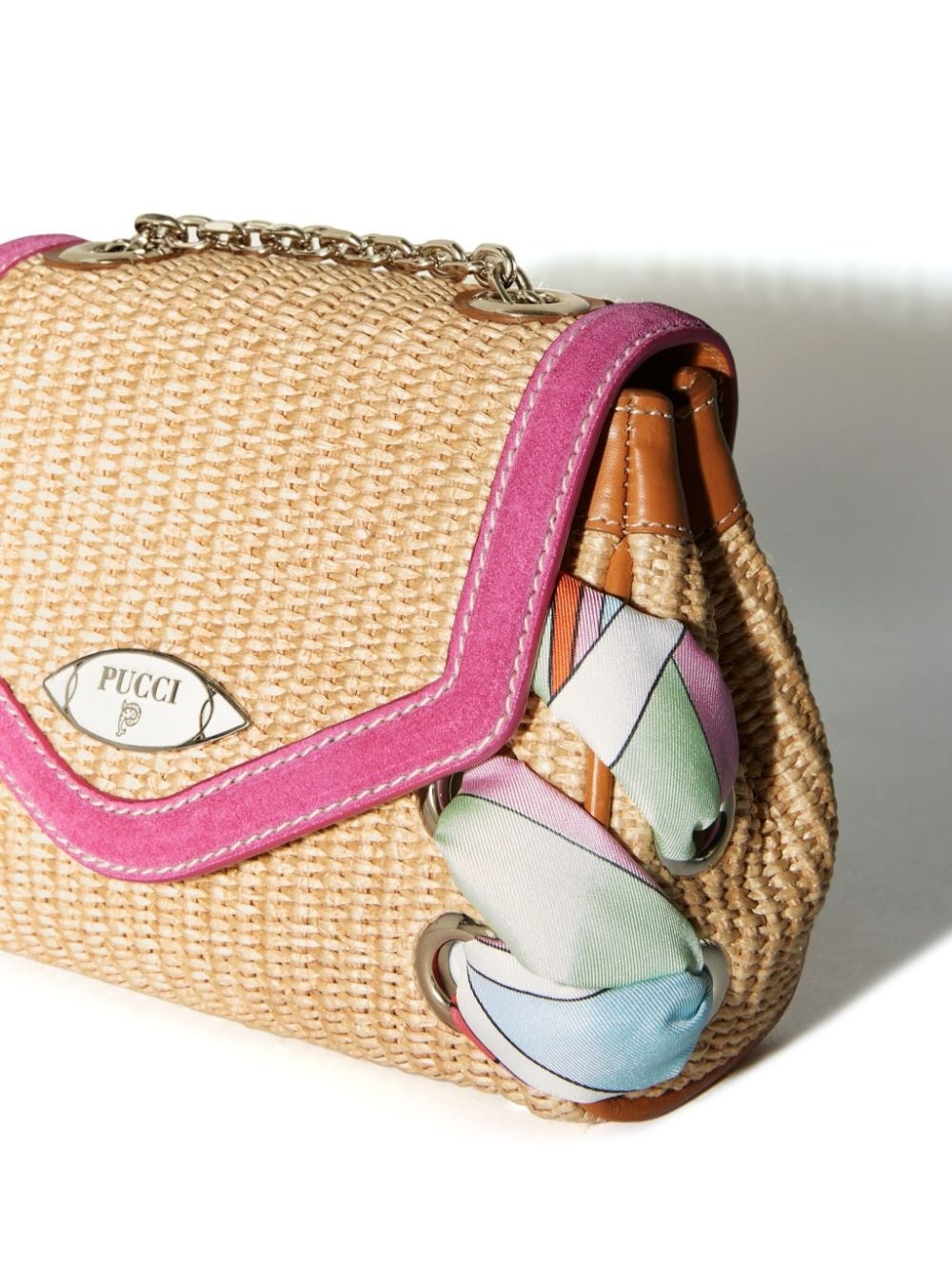 Tressage logo-plaque bag - 6