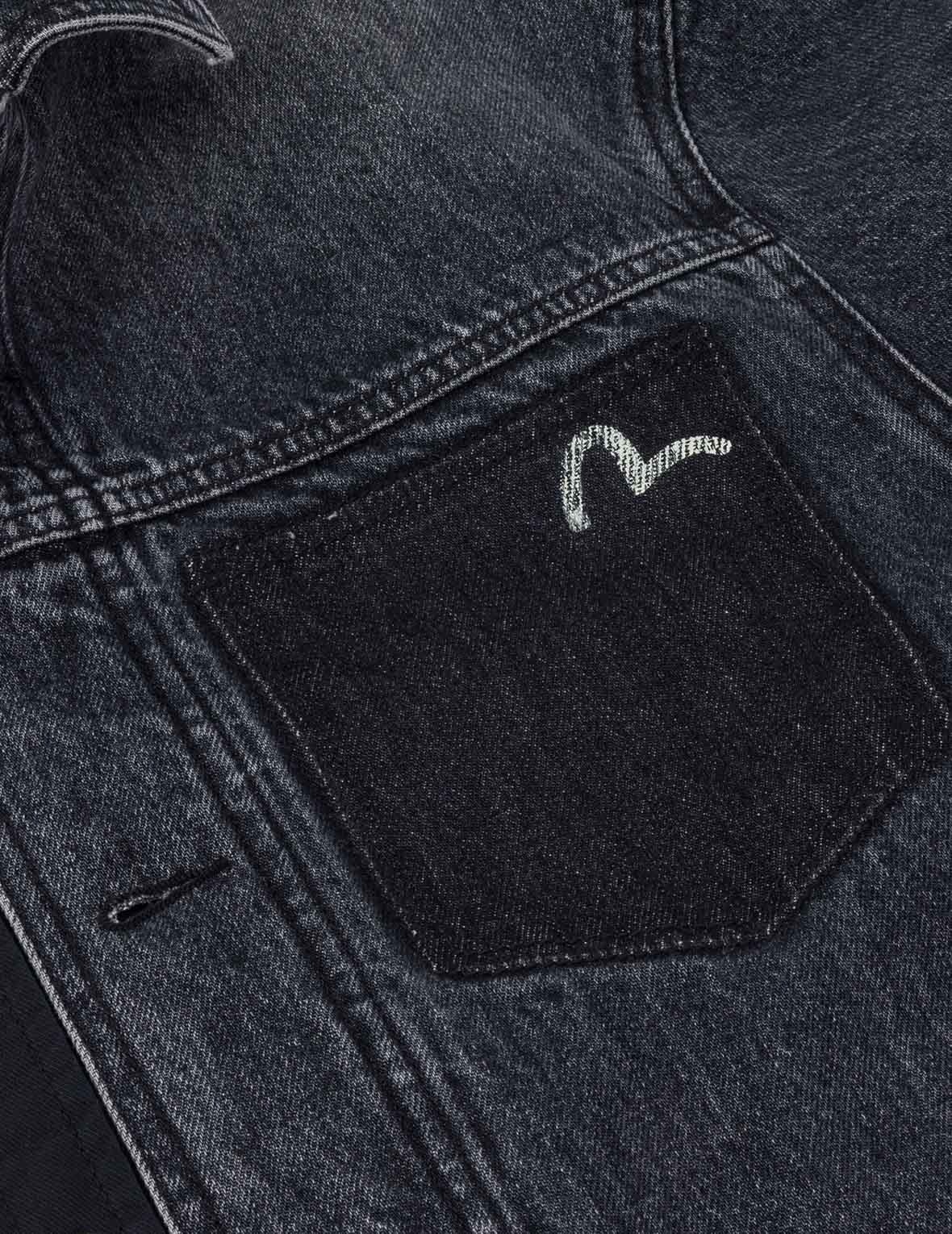 Daicock and Seagull Print Relax Fit 2-in-1 Denim Worker Shirt Jacket - 5