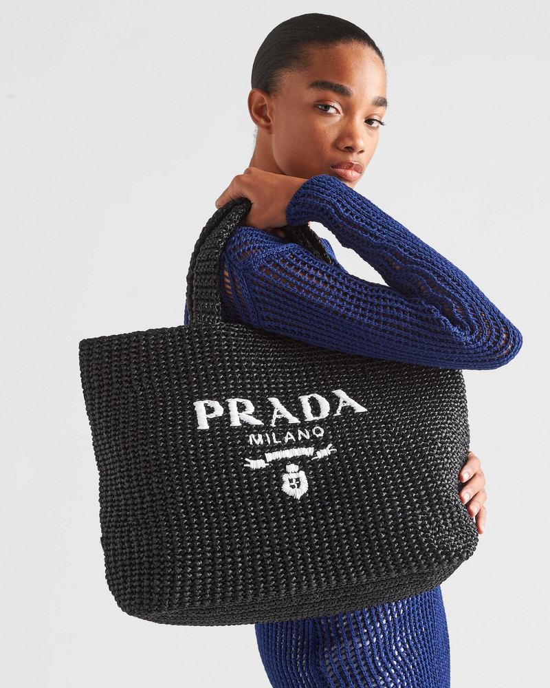 Prada Crochet tote bag outlook