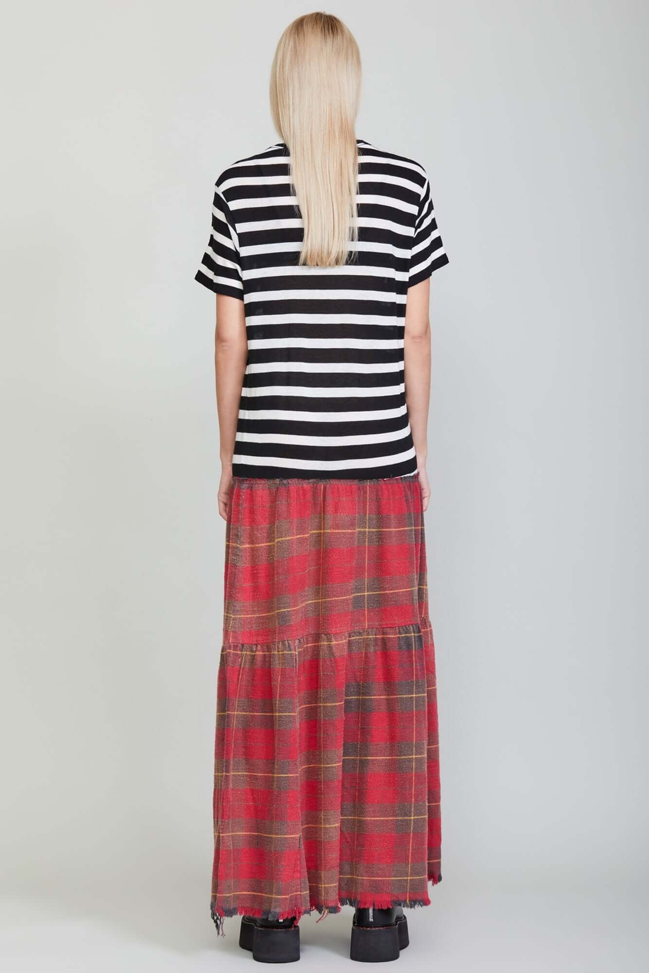 STRIPE COMBO DRESS - 2