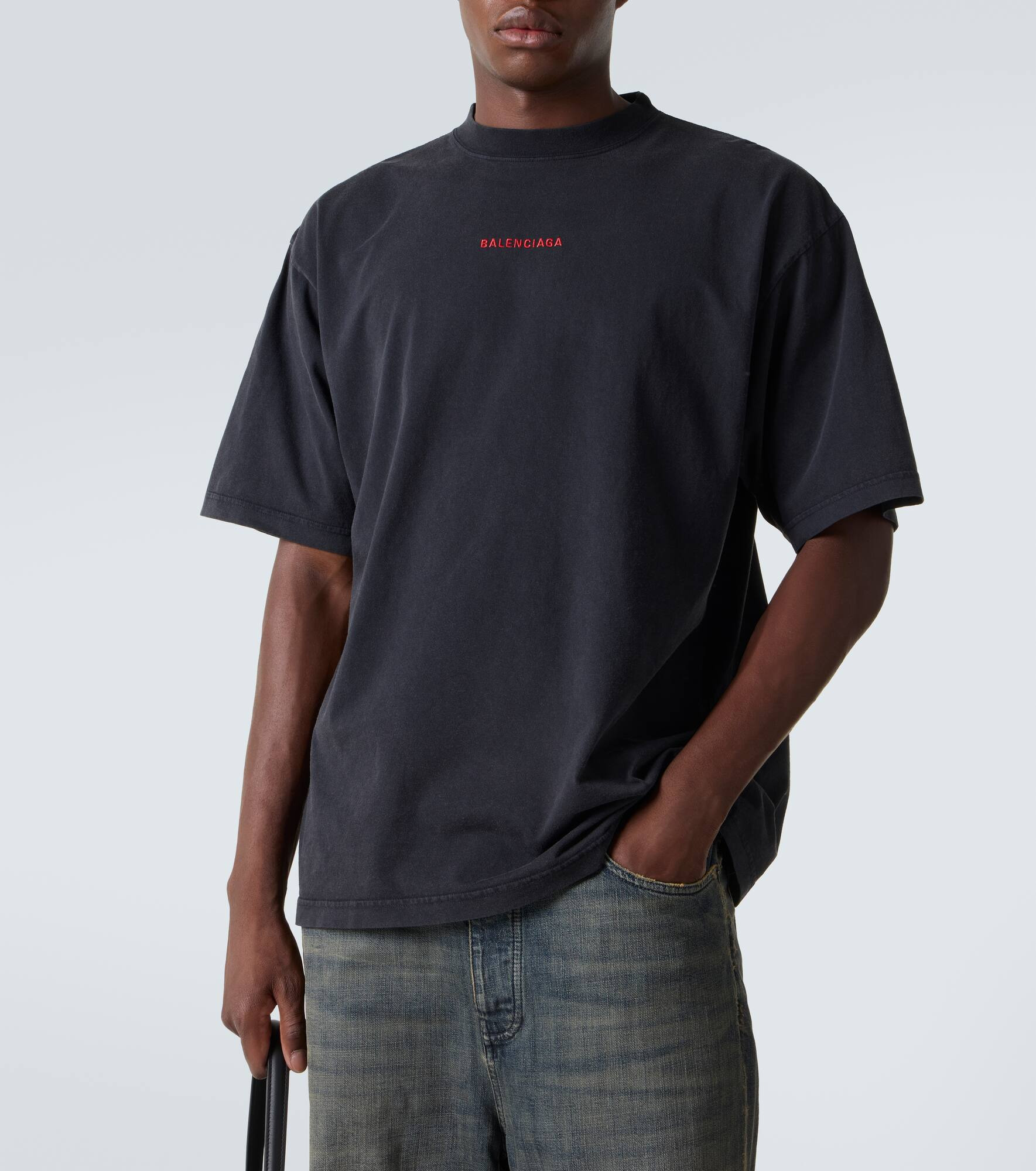 Logo cotton jersey T-shirt - 5