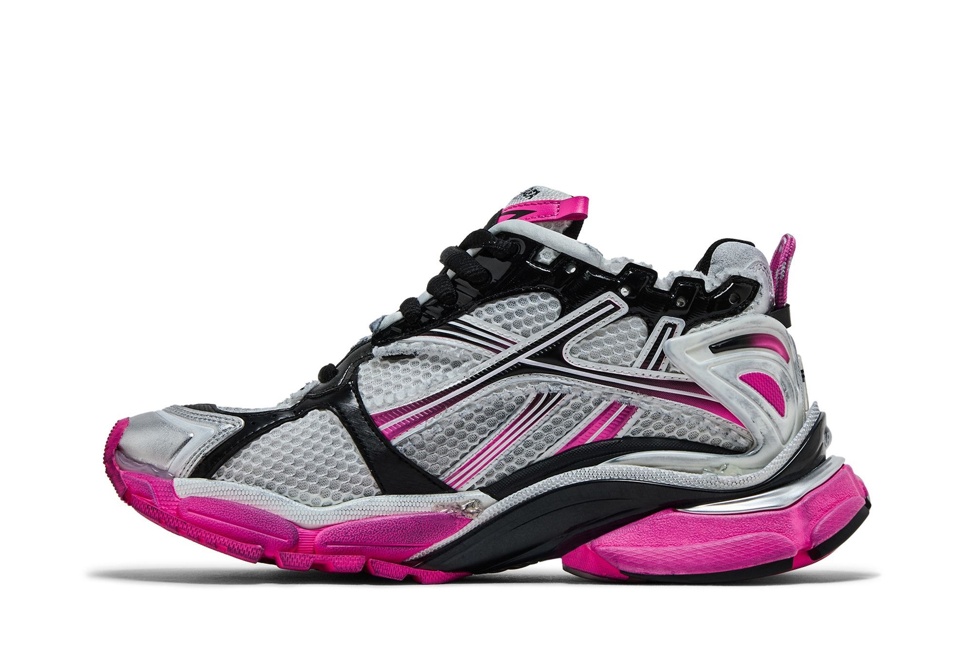 Balenciaga Wmns Runner Sneaker 'Gradient - White Pink Black' - 3