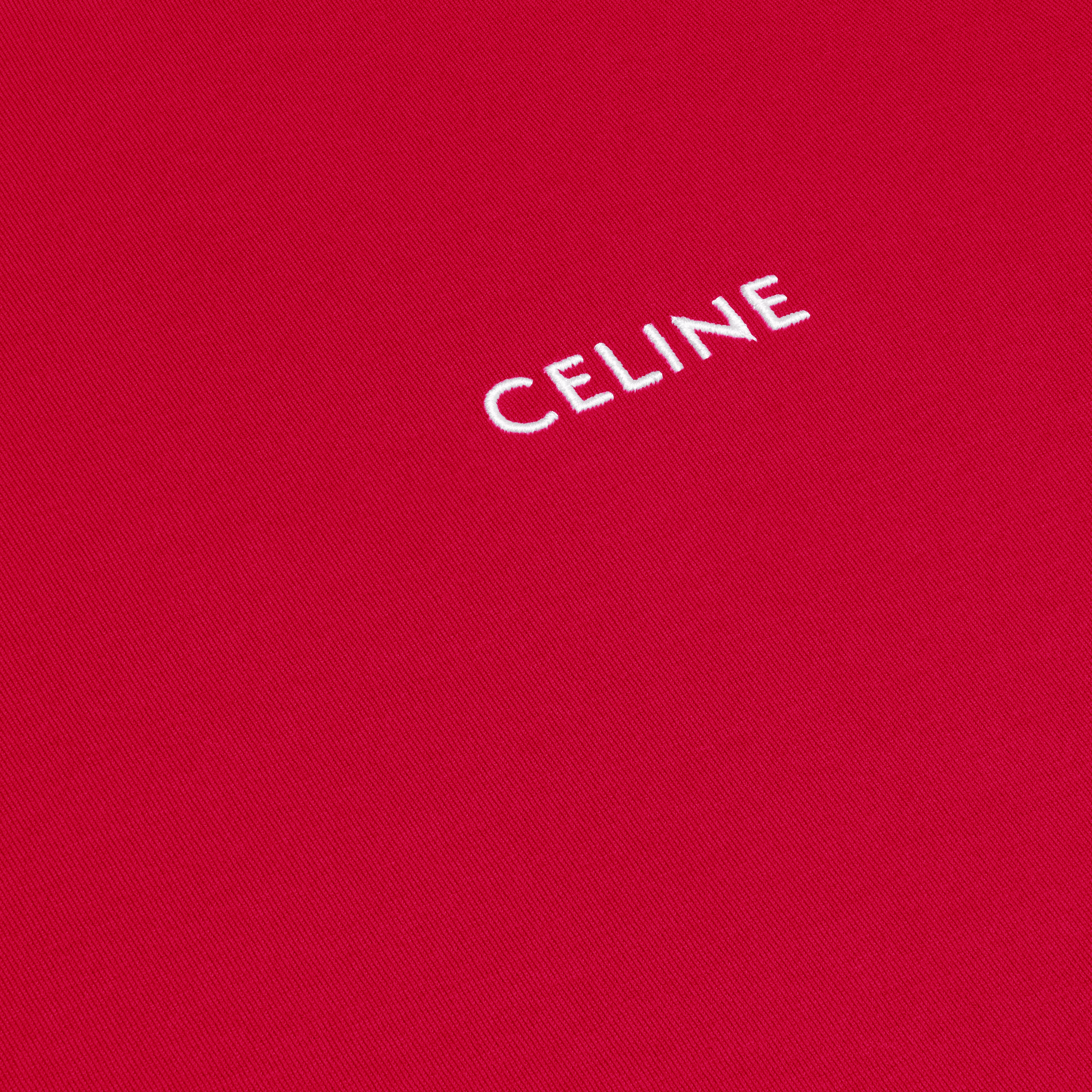 celine regular t-shirt in cotton jersey - 5