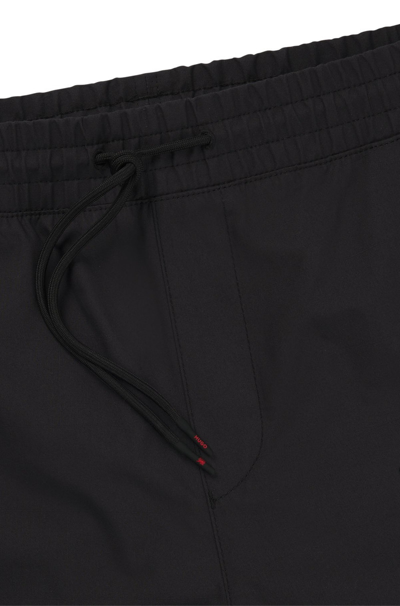 HUGO X RB REGULAR-FIT TROUSERS WITH CARBON STEALTH LOGO 6