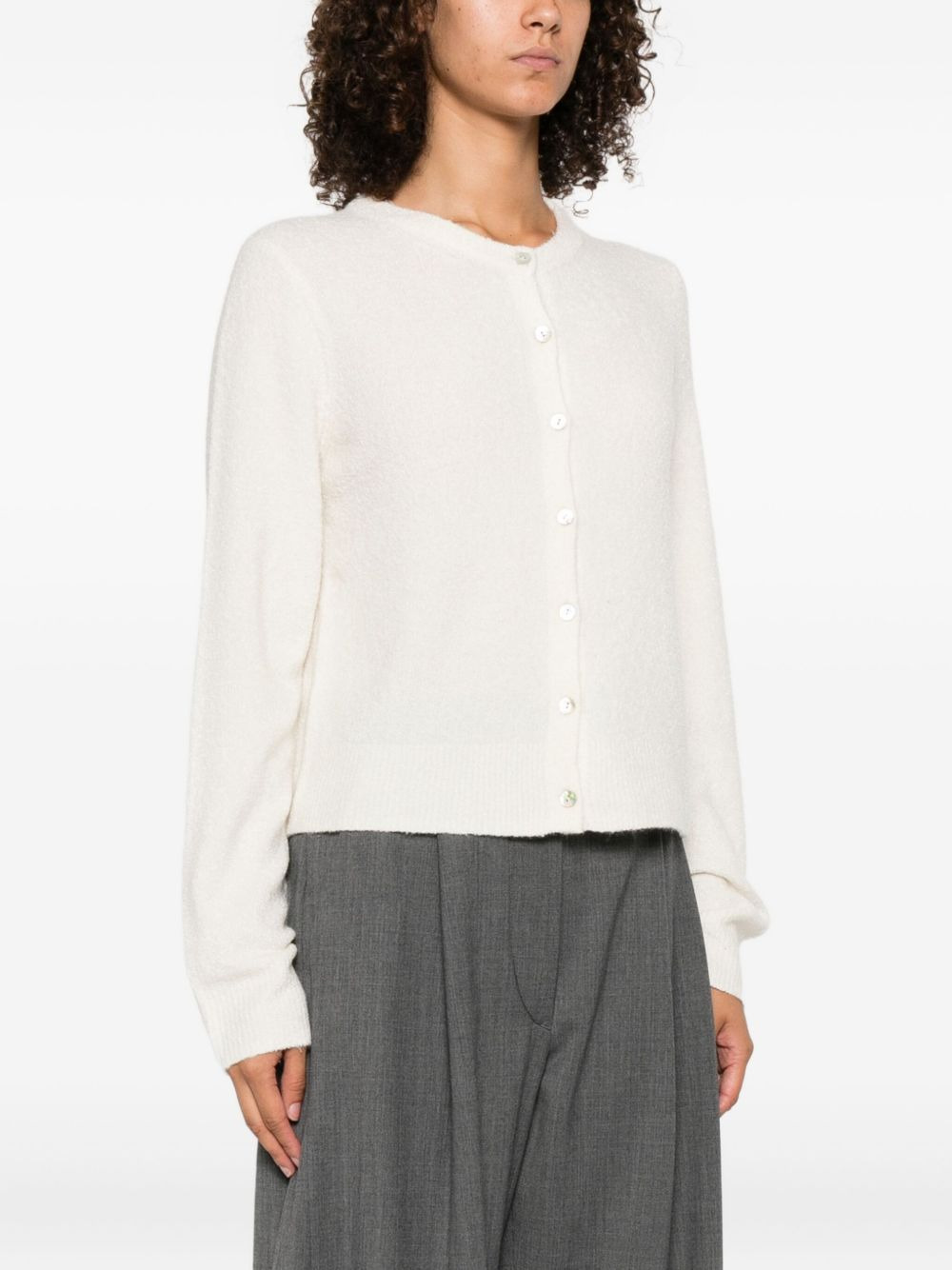 round-neck cardigan - 3