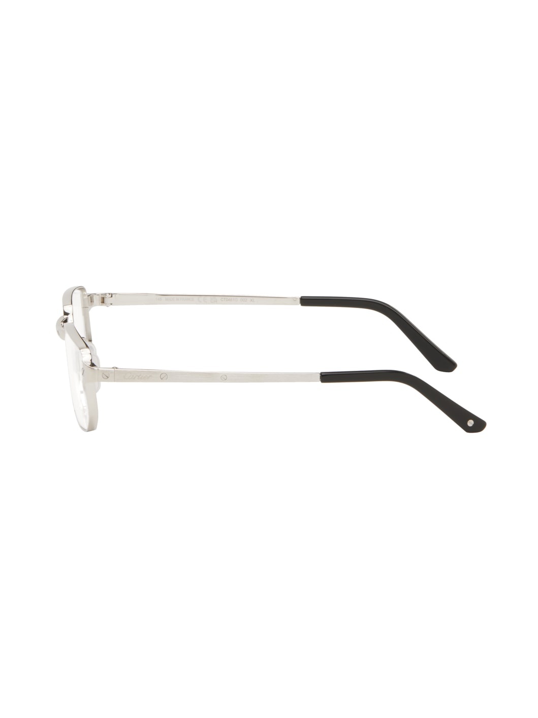 Silver Rectangular Glasses - 3