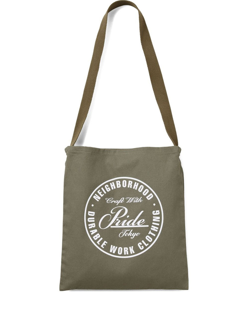 logo-print tote bag 1