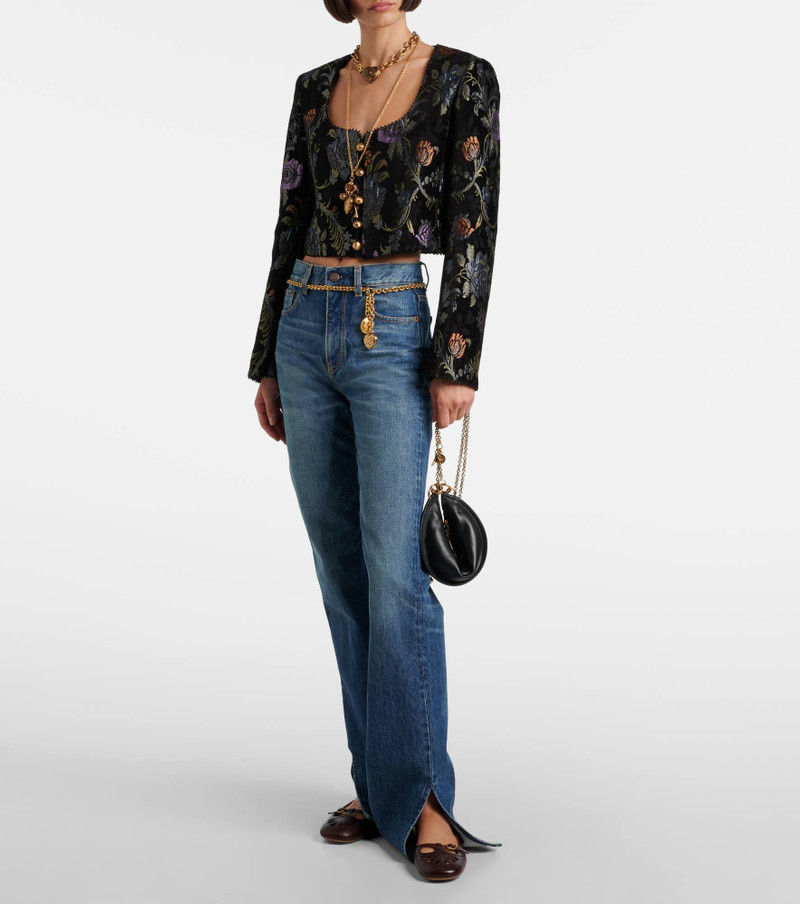 Chloé Cropped embroidered jacket outlook