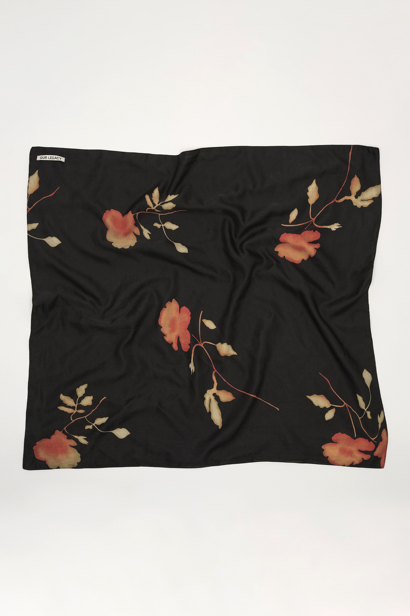 Bandana Night Flower Bouquet Print - 1