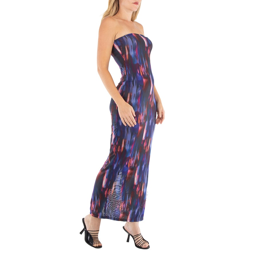 Rotate Multicolor Printed Maxi Tube Dress - 5