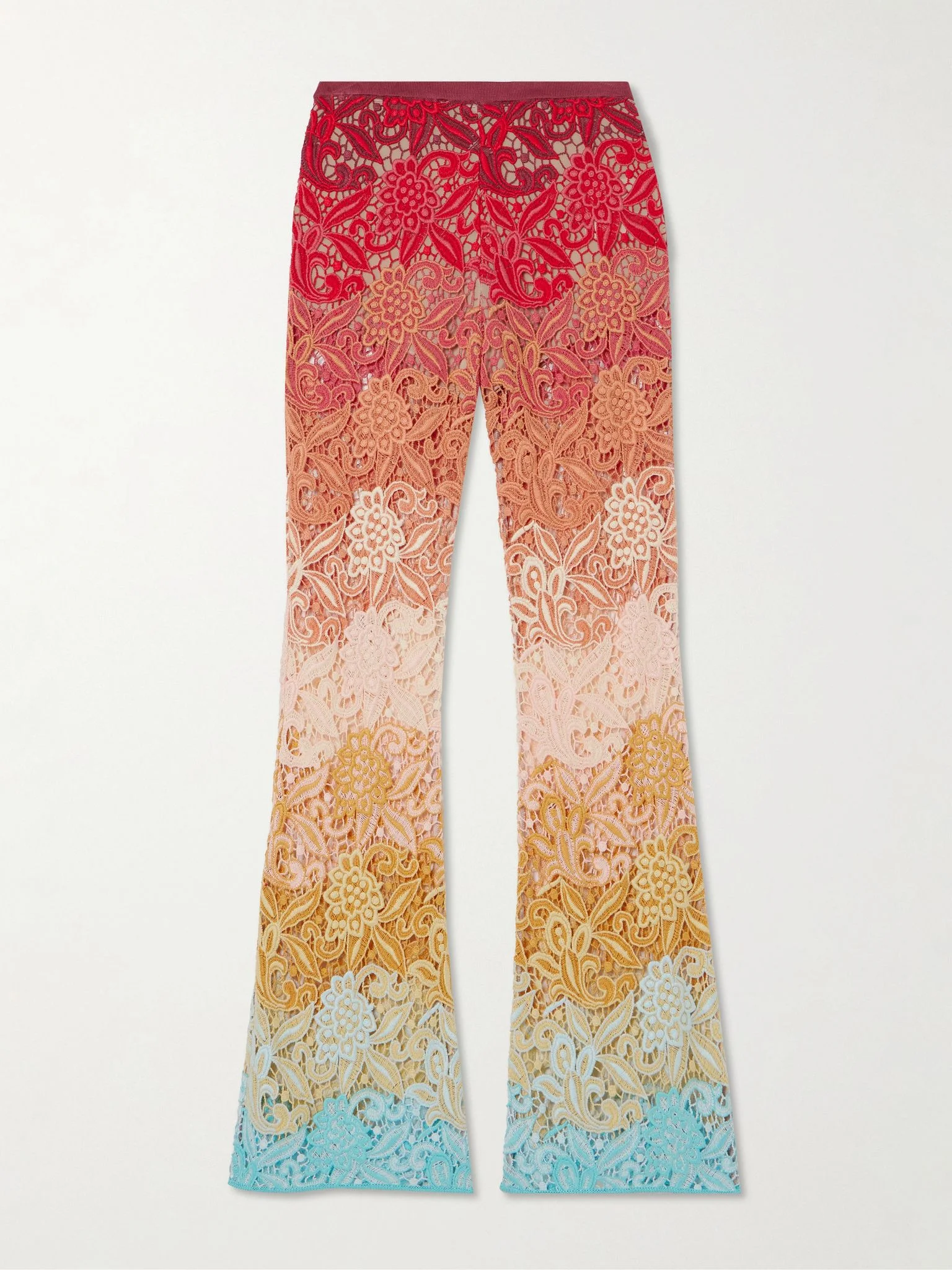 Macramé flared pants Multi - 1