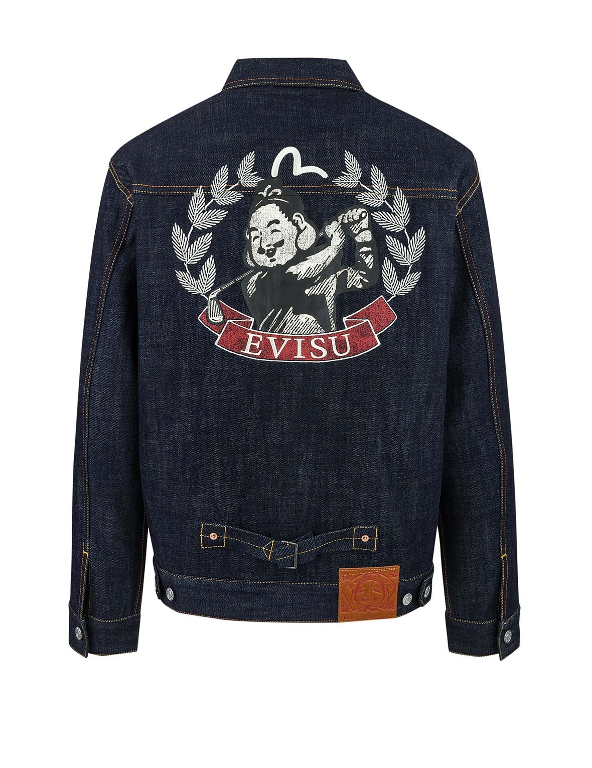 Godhead Golfing Print Regular Fit Denim Jacket - 9