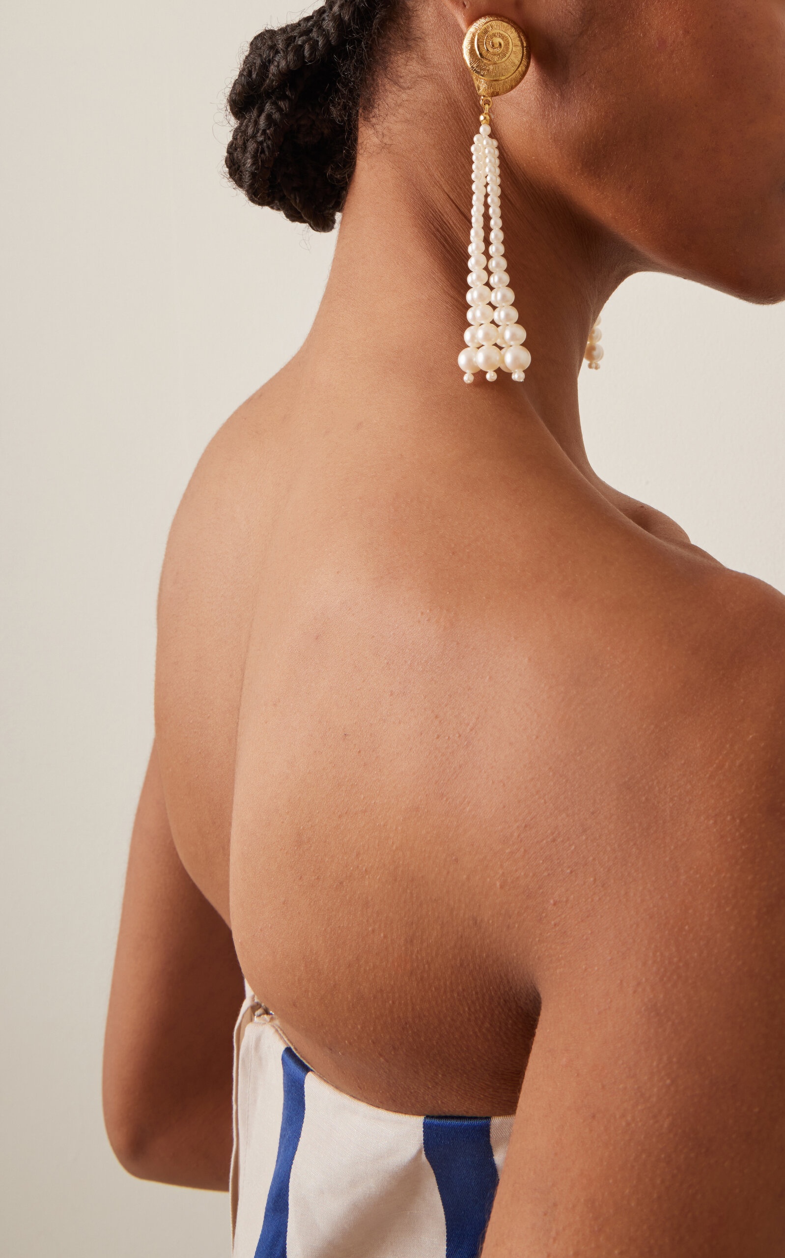 Marcelline Pearl Earrings white - 2