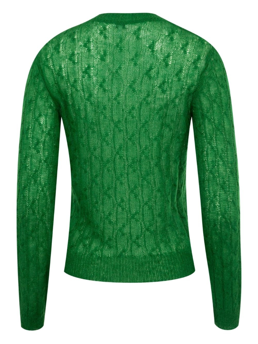 cable-knit jumper - 2