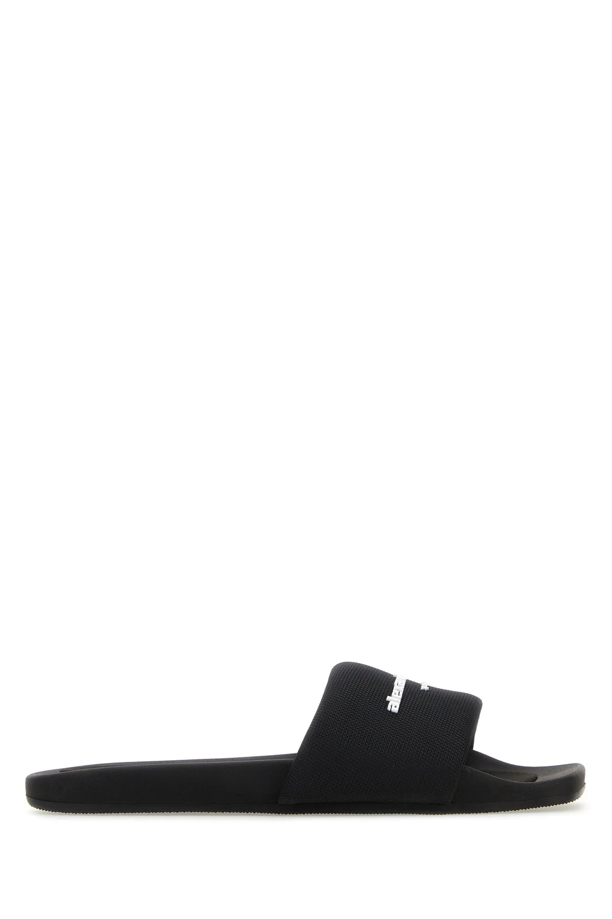 Black nylon AW slippers - 1
