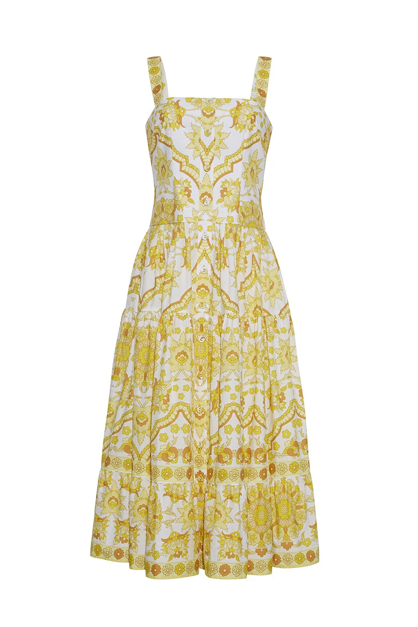 Margarita Dress
The Drop-Waist Tiered Hem Swishes With Every Step - 1