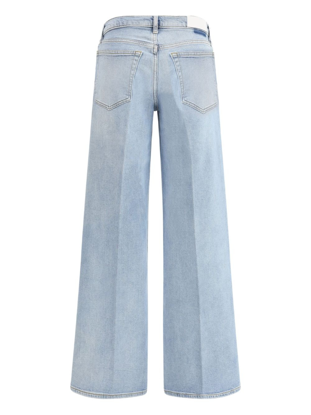 mid-rise wide-leg jeans - 2