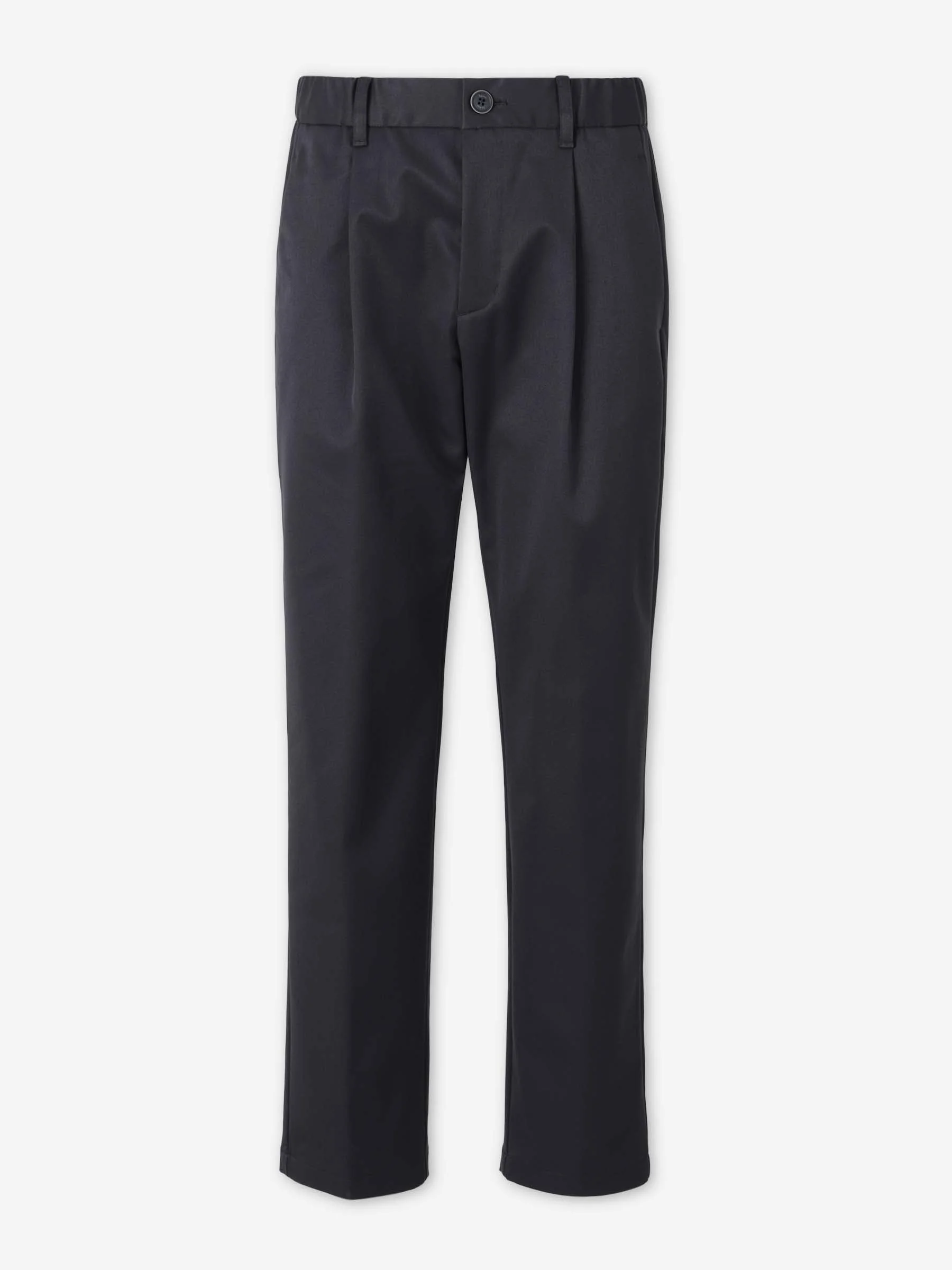 POLYESTER STRAIGHT LEG PANTS - 1