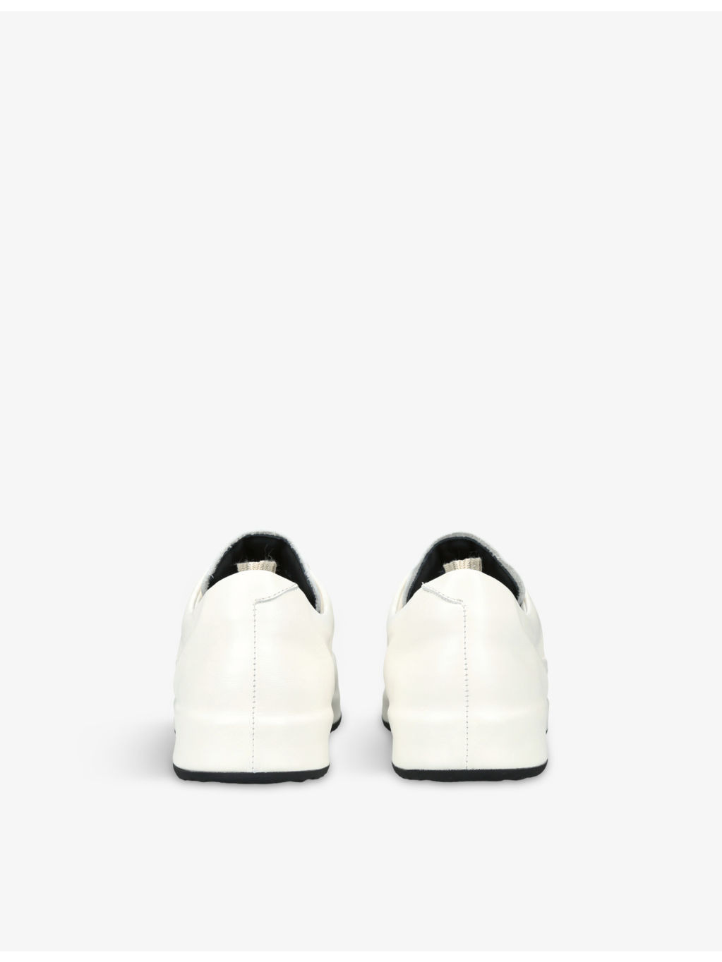 Ace perforated leather low-top trainers - 4