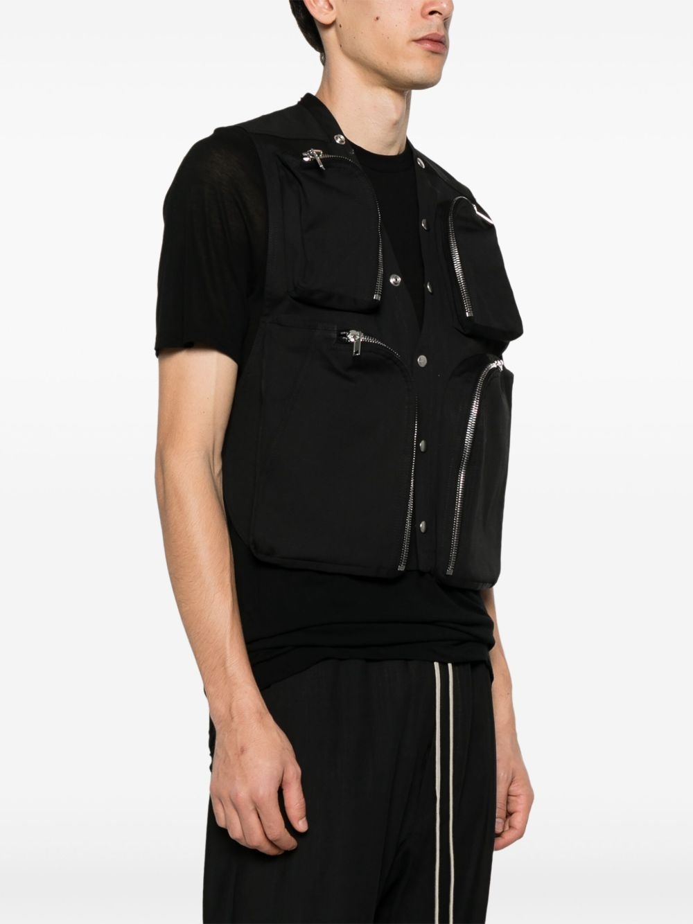 open-back cargo gilet - 3
