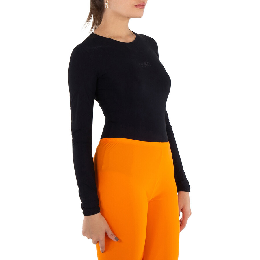 MM6 Maison Margiela Long Sleeve Bodysuit - 4