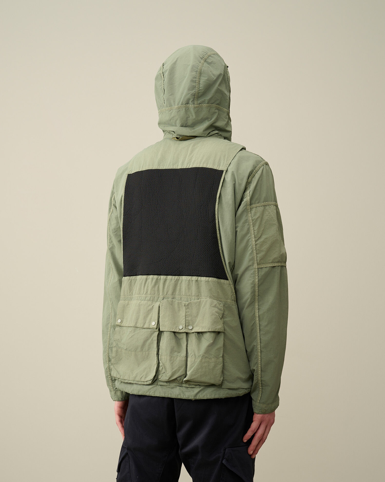 Flatt Nylon Reversible Hooded Jacket - 3