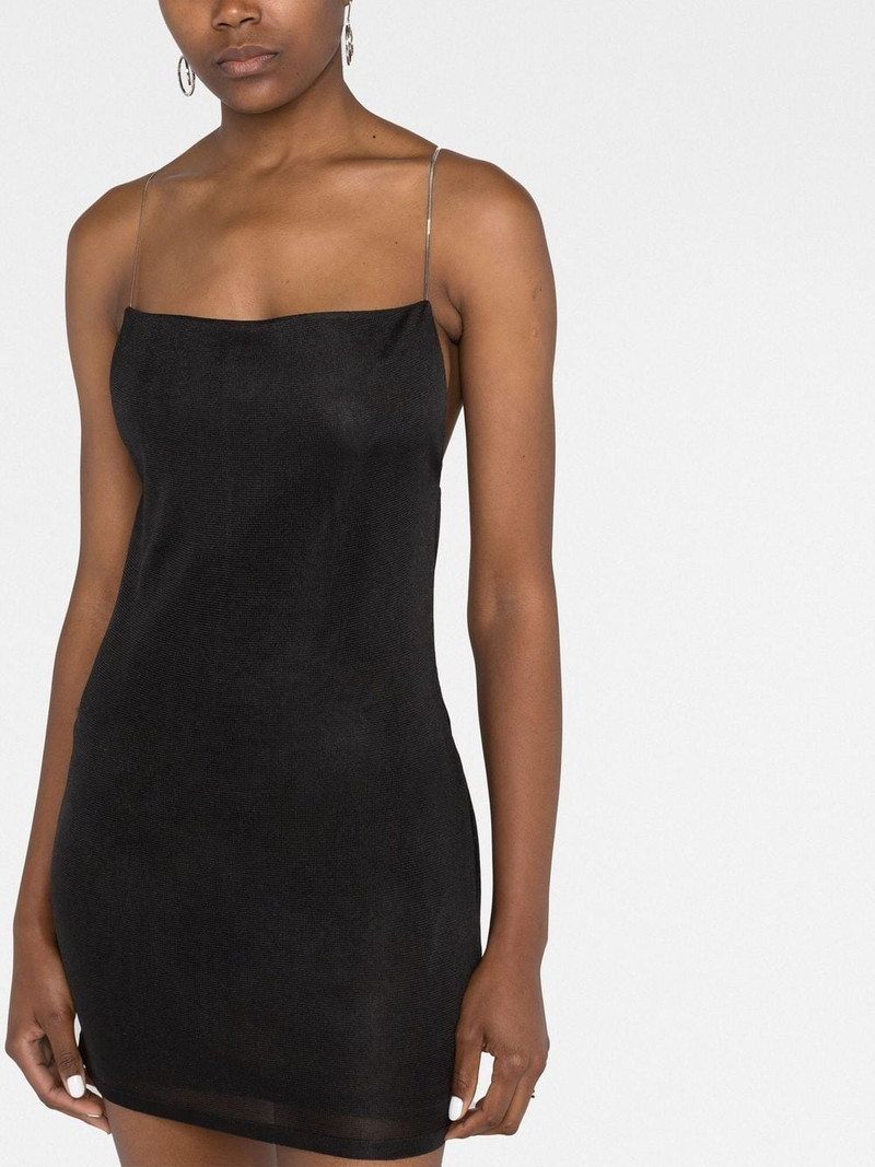 Hira metallic straps minidress 5