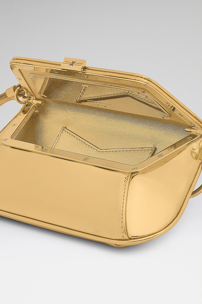 AMI MINI GOLD MIRROR AND GOLD HARDWARE 3