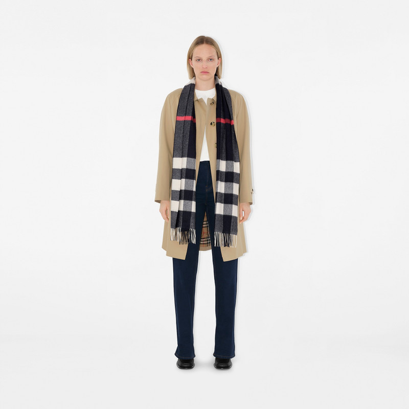Check Cashmere Scarf 3