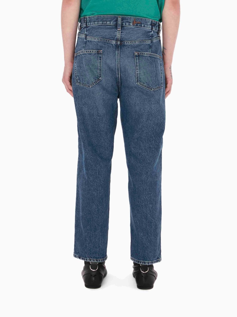 A.P.C. X JW ANDERSON - APC JEAN ULYSSE - WIDE LEG DENIM JEANS - 3