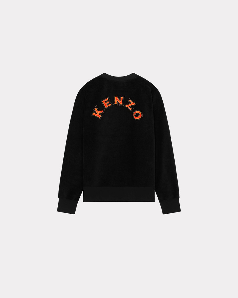 kenzou！ KENZO 'KENZO Kingyo' embroidered classic sweatshirt - FD65SW1044MX