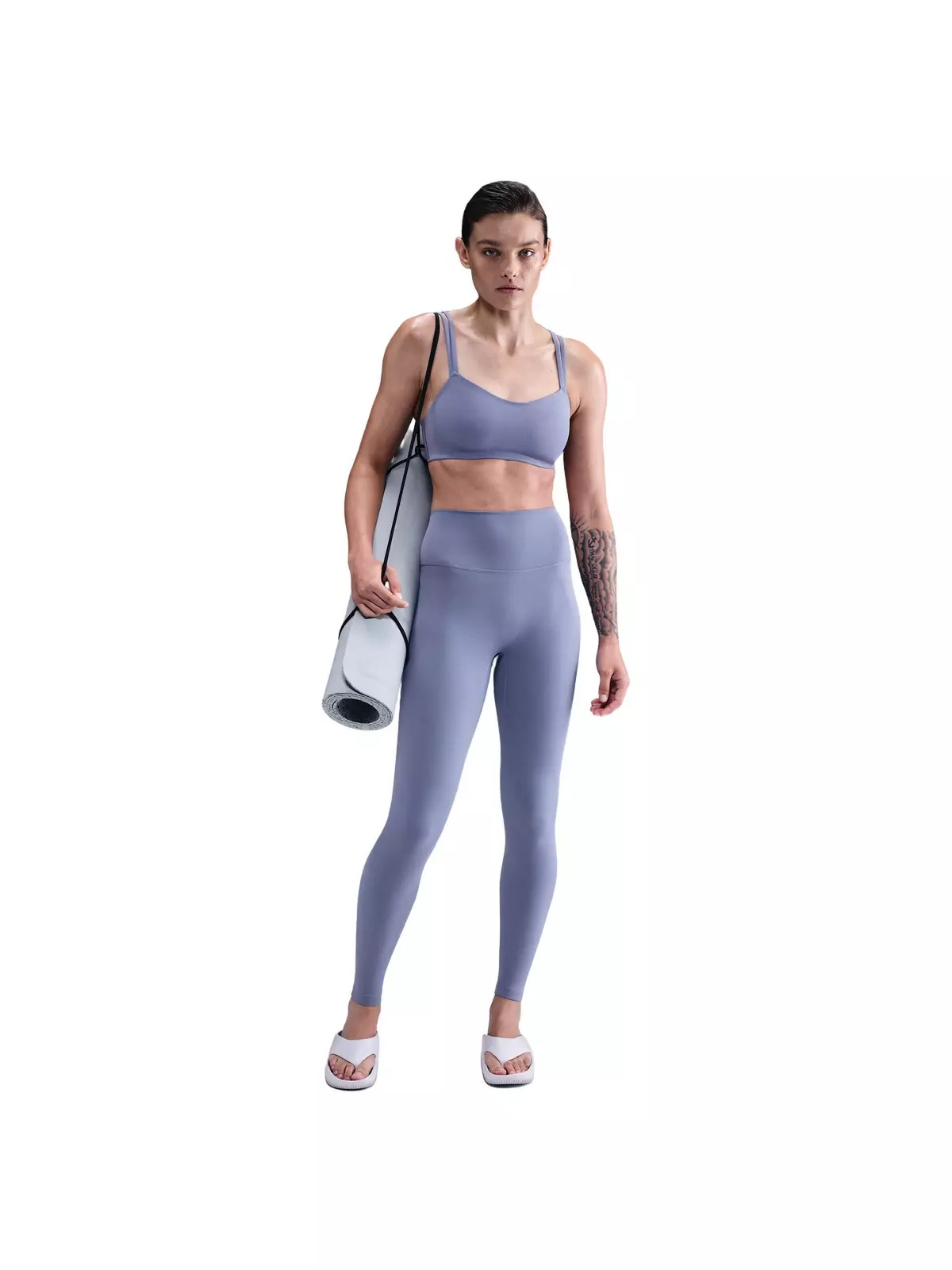 Women's Zenvy Strappy Light-Support Padded Sports Bra - Blue - 4