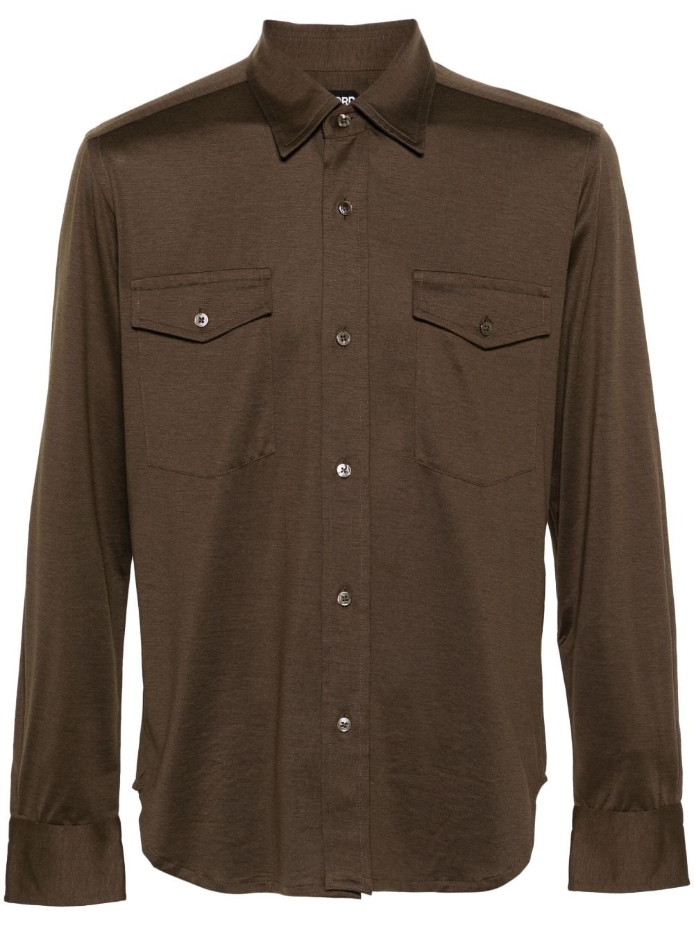 mÃ©lange button-up shirt - 1