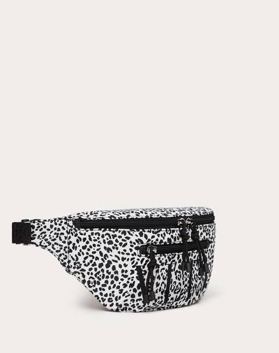 Valentino VLTN ANIMALIER belt bag in Nylon outlook