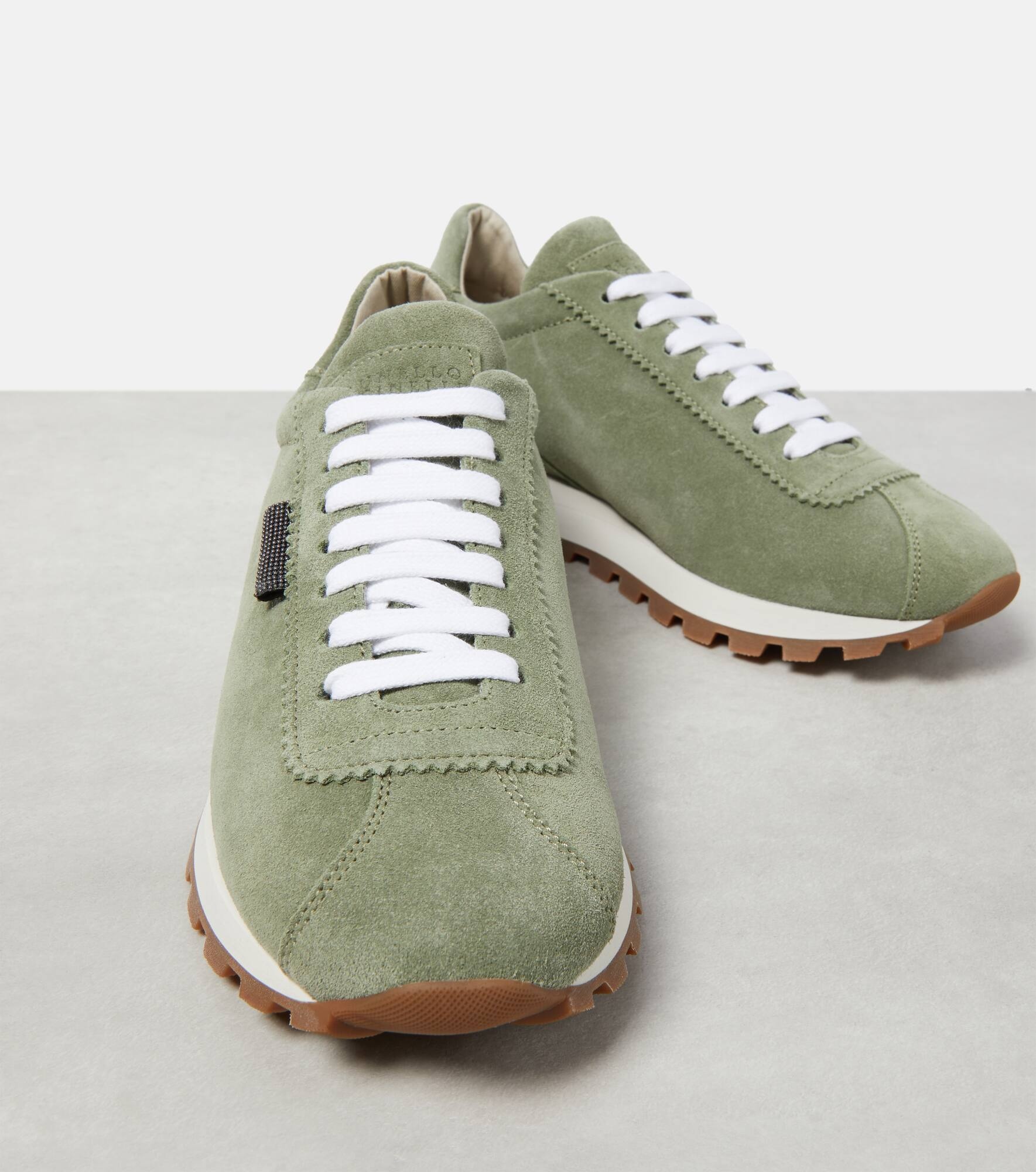 Brunello Cucinelli Suede sneakers | mytheresa | REVERSIBLE