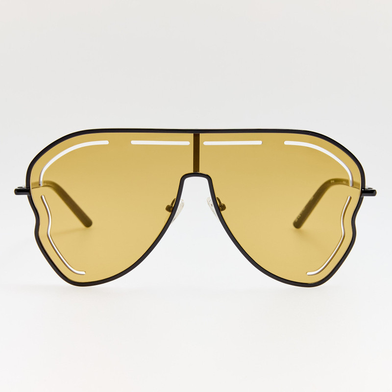 Kika Gardenia Sunglasses in Yellow and Black 1