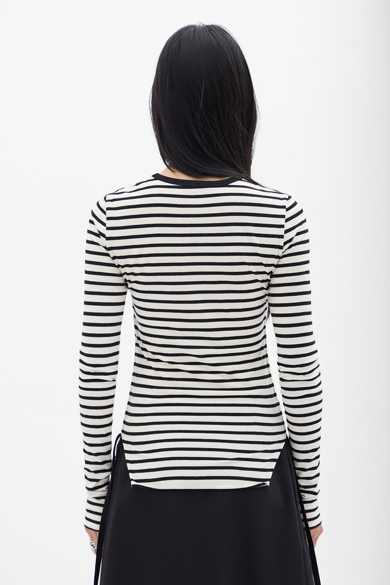 Oke Wrinkled Cropped Long Sleeve Top 7
