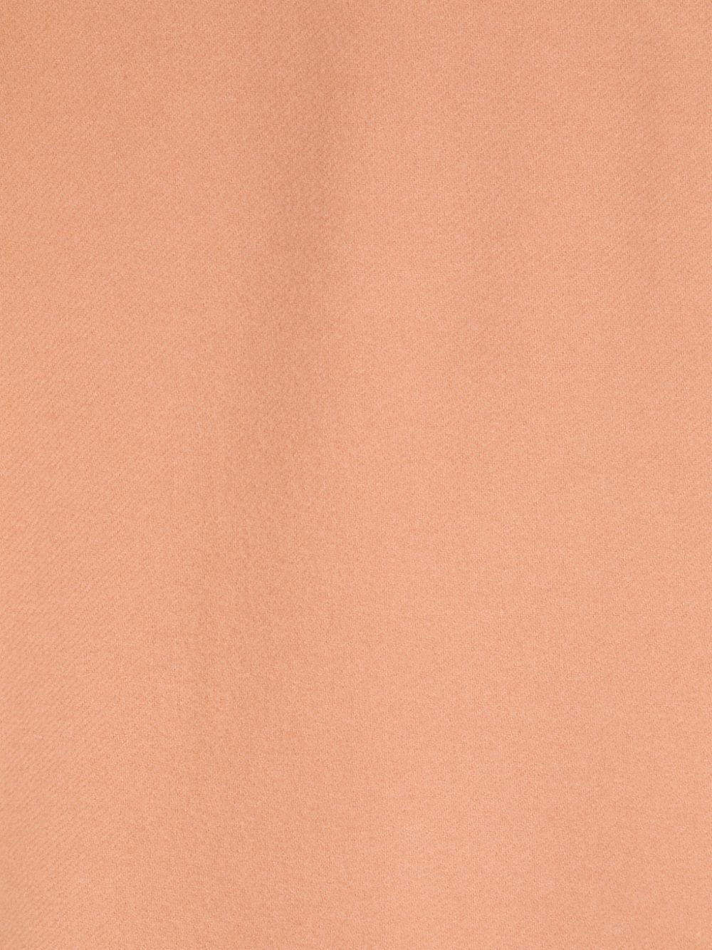 logo-print fringed scarf - 2