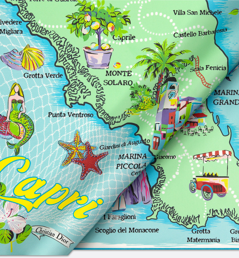 Dior Dior Souvenir 70 Square Scarf outlook